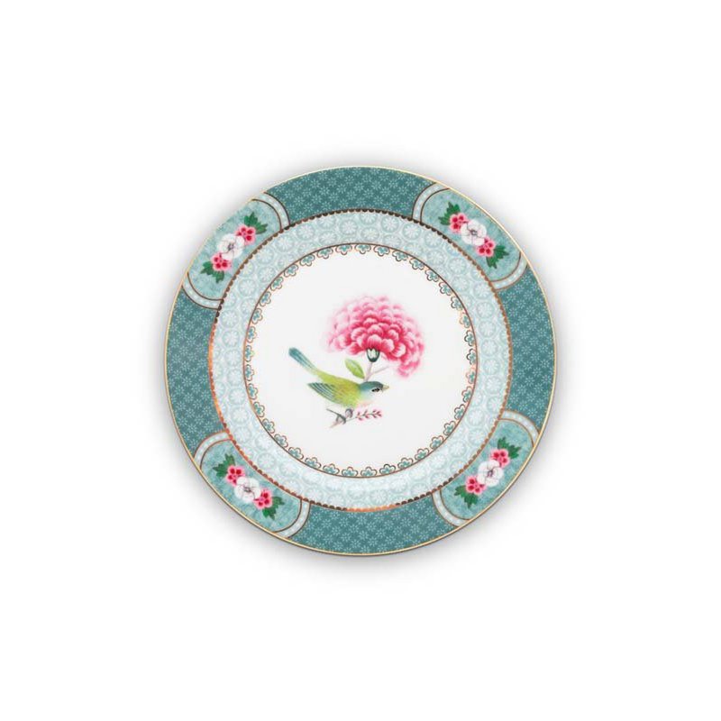 Blushing Birds Pasta Tabagi Mavi 17 cm