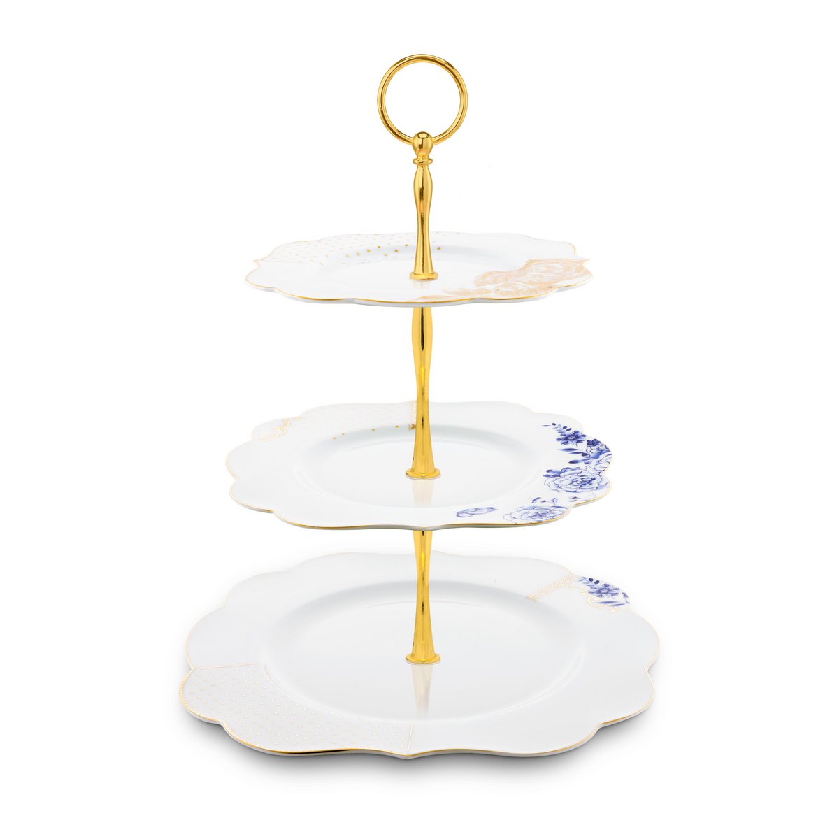 Royal White 3'lü Kek Standi