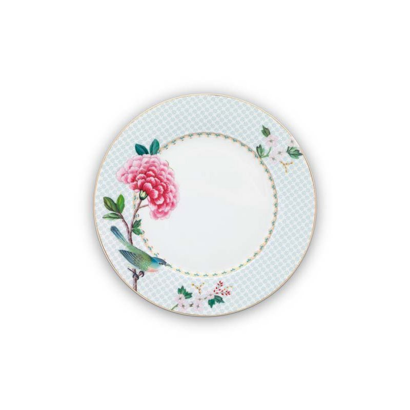 Blushing Birds Beyaz Kahvalti Tabagi 21 cm