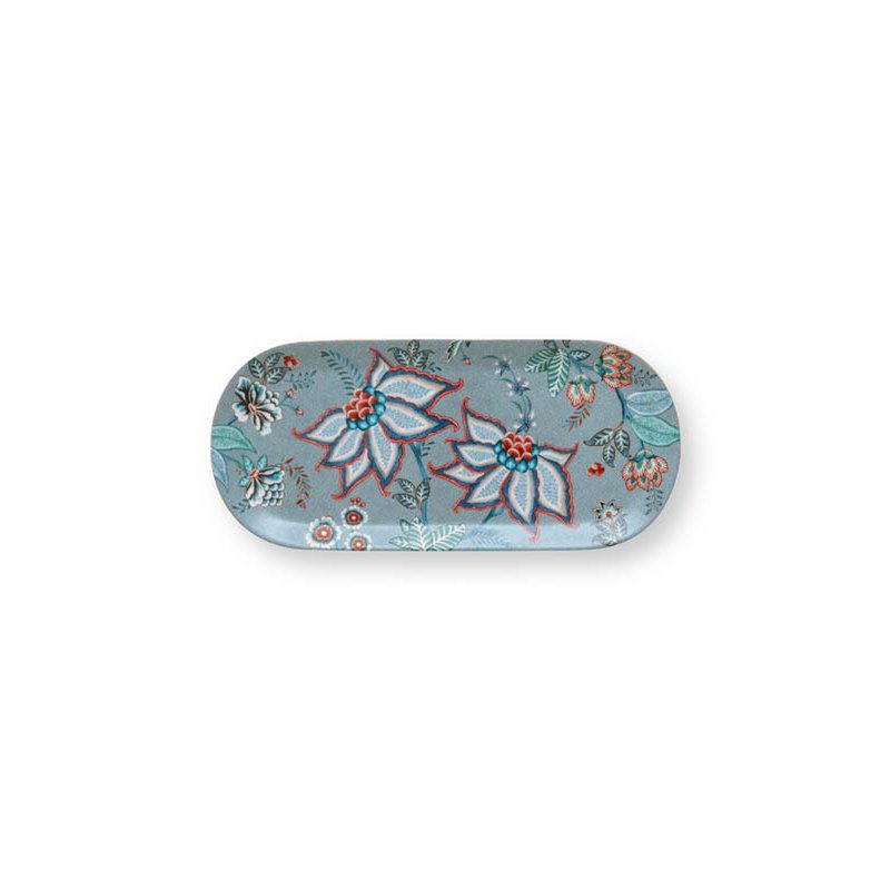 Flower Festival Mavi Servis Tabagi 33,3x15,5 cm