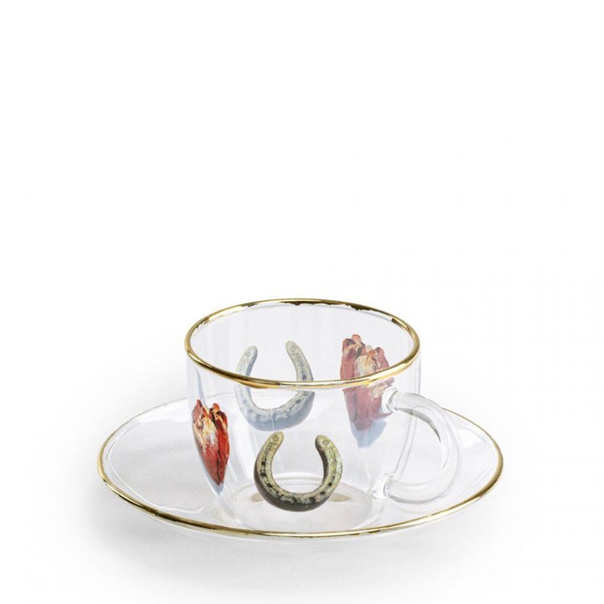 Seletti - Toilettepaper Kalp Bıçak Kahve Fincanı