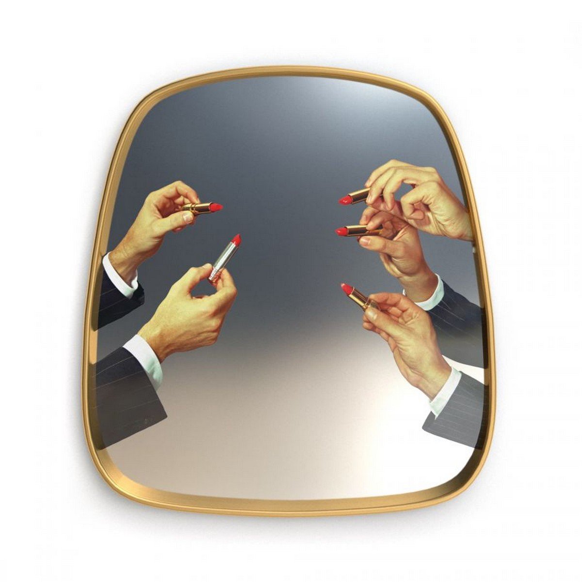 Seletti - Toiletpaper Lipstick Gold Mirror