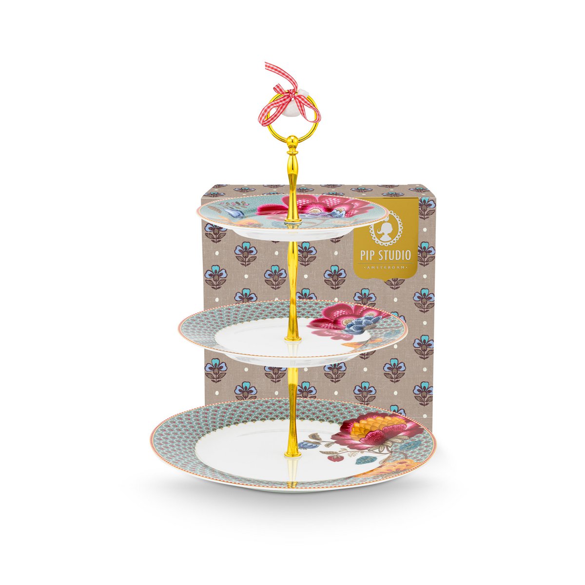 Blooming Tales Fantasy Blue 3'lü Kek Standi