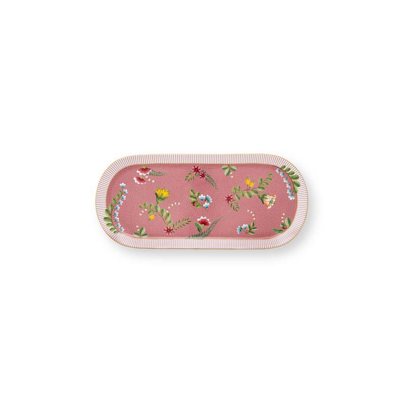 La Majorelle Pink Servis Tabagi 33.3x15.5cm