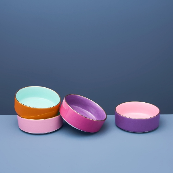 Bowl Fancy Colors 4'lü kase