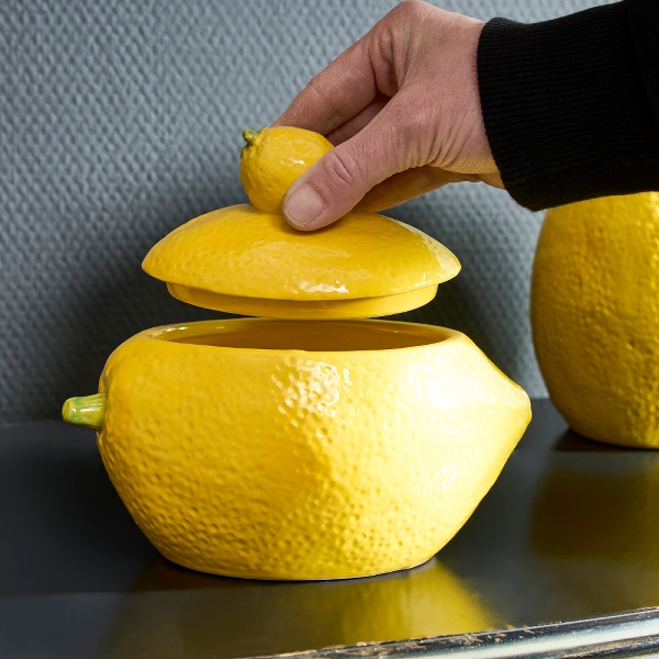 Tin lemon, yellow