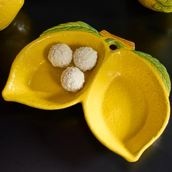 Decorative bowl lemon