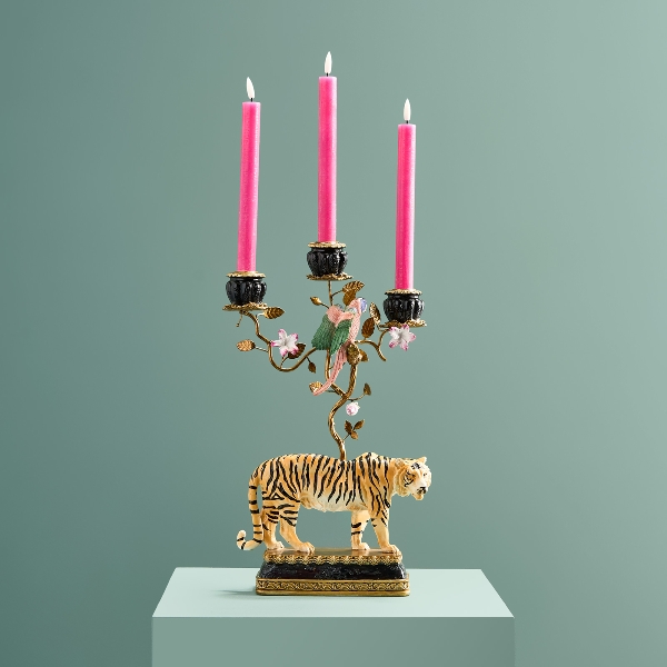 Candle holder Tiger