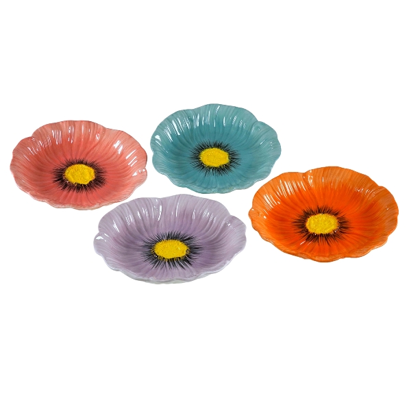 Poppy 4'lü Tatli Tabagi 20 cm