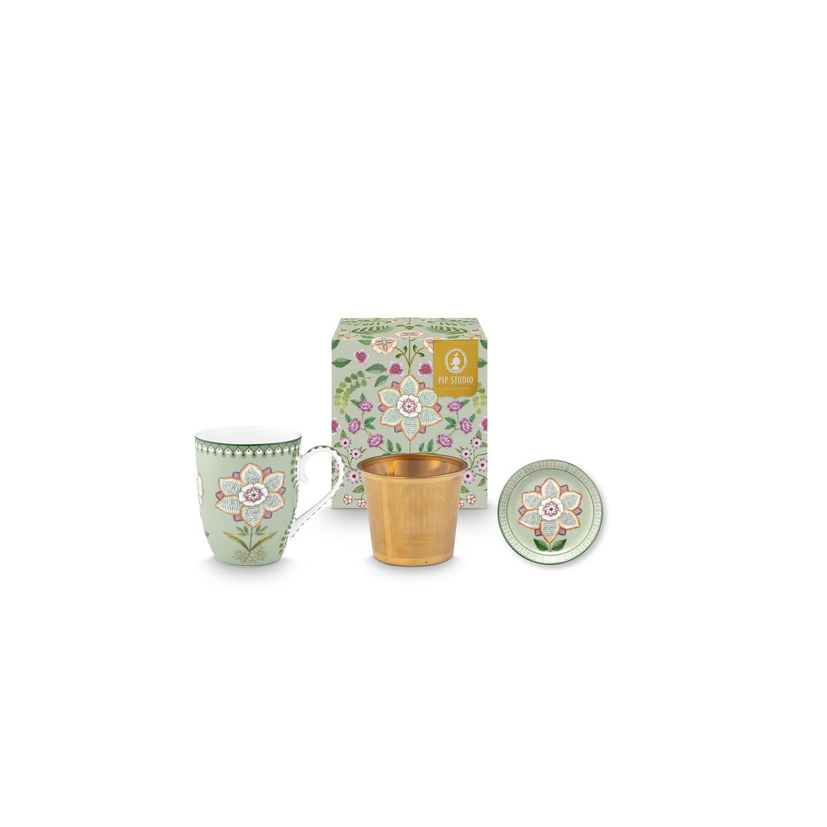 Pip Studio Yesil Porselen Kupa Seti 350 Ml