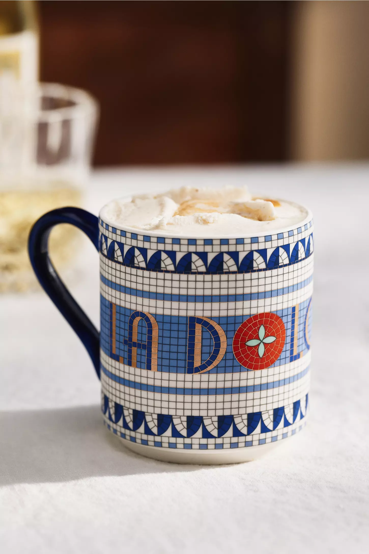 Bistro Tile Stoneware Mug