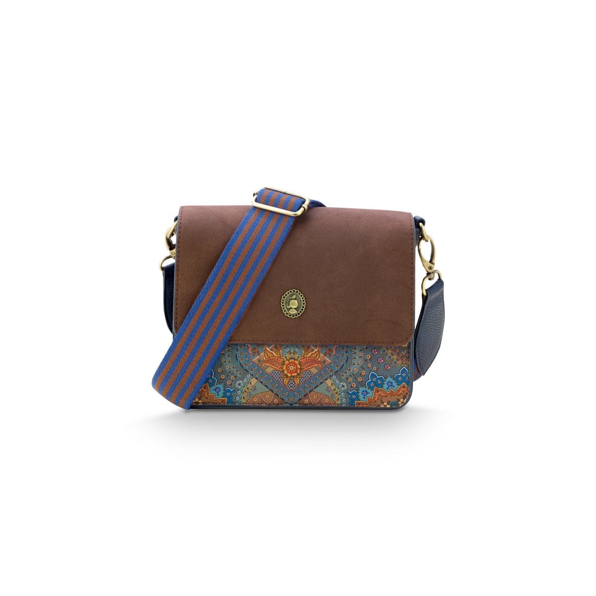 Fenna Cross Body Bag Small Jabali Blue 19x6x16cm