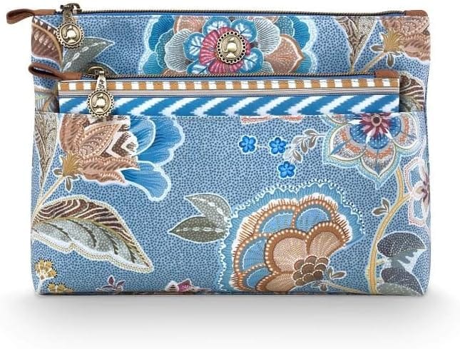 Caryn Cosmetic Bags Combi Matata Blue 26x7.5x18cm/22x1x13cm